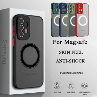 Capa magnética Magsafe câmera para Samsung Galaxy S24S23 S22 S21 Note10 A54 - Imagem 1 de 4