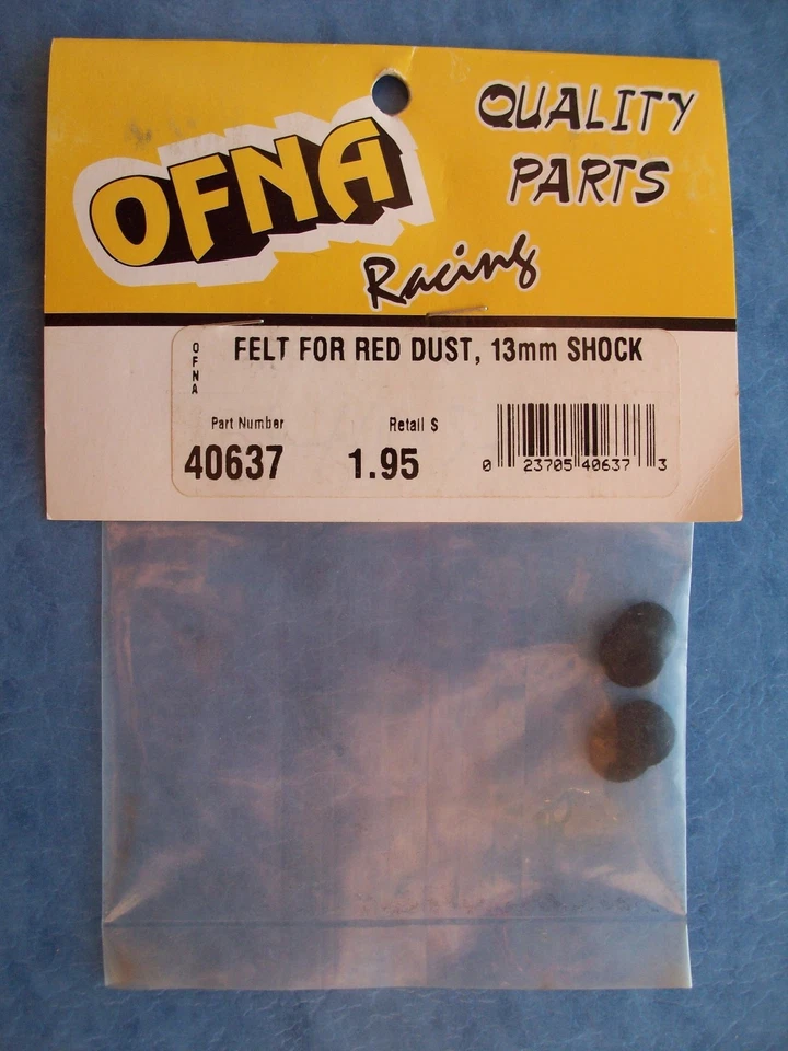 VINTAGE OFNA 40637 VERY RARE FELT FOR RED DUST 13mm SHOCK (4) OFN40637 NIP - Image 1 of 1