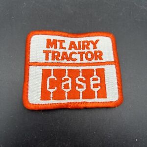 Vintage MT. Airy Tractor Case Orange And White Patch 