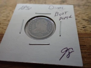 1831 capped bust dime sliver BX coin bx #2 #98 - Picture 1 of 3