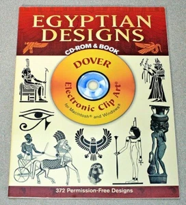 Egyptian Designs CD-ROM & Book - Imagen 1 de 7