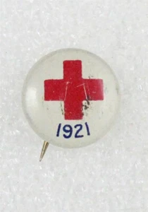 Red Cross: 1921 "Roll Call" campaign button - 15mm - Picture 1 of 1