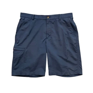 Greg Norman Shorts Mens 32 Navy Blue Lightweight Stretch Performance Golf - Picture 1 of 8