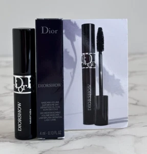 Máscara de pestañas Dior DIORSHOW volumen 090 negro/negro 4 ml/0,13 floz nueva en caja - Imagen 1 de 5