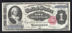 fr. 223 1891 1 $ ONE DOLLAR "MARTHA" SILBER ZERTIFIKAT GELDSCHEIN SEHR SCHÖN - Bild 1 von 2