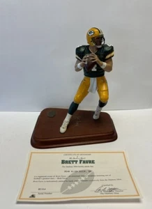 Brett Favre #4 Danbury Mint Green Bay Packers Statue 9” Tall - Picture 1 of 5