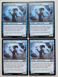 MTG 4x Scholar of the Ages M20 074/280 Light Play - Picture 1 of 2