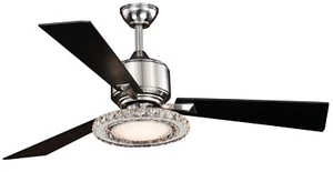 Vaxcel F0048 Clara - 52 Inch Ceiling Fan with Light Kit Brushed Nickel Finish - Picture 1 of 3
