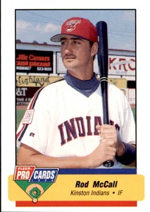 1994 Kinston Indians Fleer/ProCards #2651 Rod McCall Anaheim California CA Card