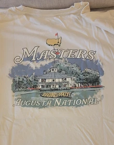 2025 Masters Clubhouse T Shirt Chalk White Size XL Augusta National - Picture 1 of 2