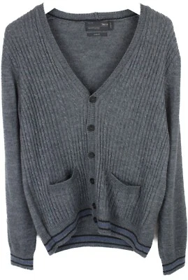 Cárdigan De Mezcla De Lana Merino Para Hombre Slim Fit MEDIANO - Imagen 1 de 4