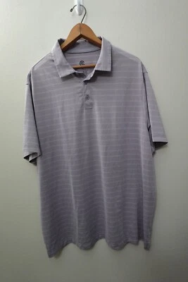 Champion XXL 薰衣草灰色领活动衬衫短袖运动 Polo 衫 — 第 1/4 张图片