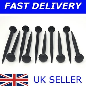 X10 12CM Ground Cover Securing Pegs Weed Control Membrane Garden Fleece - Picture 1 of 5
