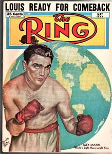 THE RING boxing magazine May 1950 Joey Maxim cover VG+ - Picture 1 of 1