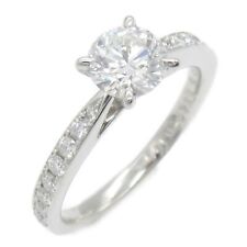 JEWELRY Diamond Ring PT950 Platinum diamond Clear Used US size #3 #3.25