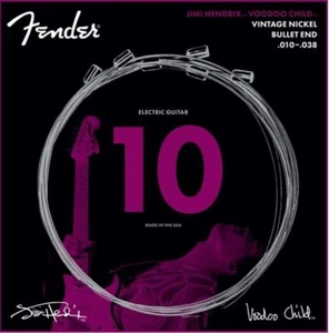 Genuine Fender Hendrix Voodoo Child Bullet Strings Nkl 10-38 073-3150-609 - Picture 1 of 1