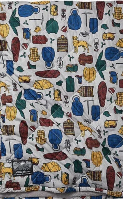 Eddie Bauer tiro de plumón de gran tamaño 50 X 72 gris claro ¡NUEVO! Foto 1 de 2