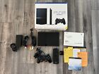 Sony PlayStation 2 PS2 Slim Black SCPH-75001 Console In box Tested & Working CIB