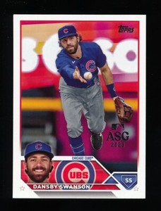 Dansby Swanson 2023 Topps ASG Foil Stamped Parallel #379 All-Star Game