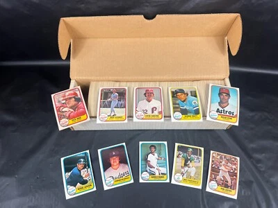 Juego completo de béisbol Fleer 1981 #1-660 Henderson Ryan Baines Valenzuela radiocontrol casi nuevo+ Foto 1 de 4