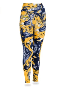 Zubaz NFL Damen Los Angeles Chargers Team Swirl Leggings - Bild 1 von 6