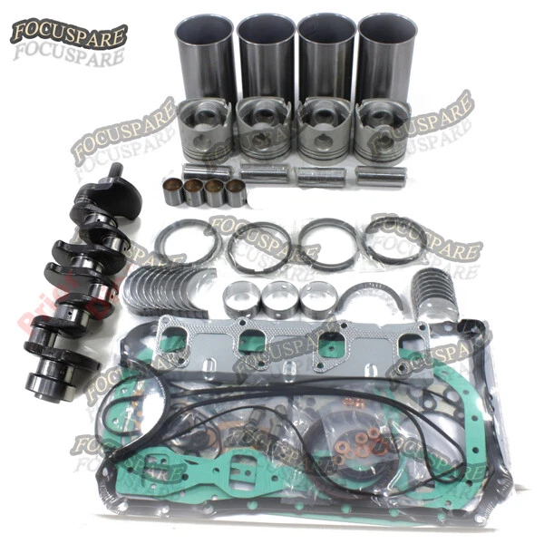 Engine Rebuild Kit+Crankshaft+Pulley+4xConnect Rod+Oil Pump for Isuzu 4JA1 4JA1T - Image 1 of 1