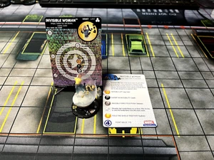 INVISIBLE WOMAN WITH LEGACY CARD L057 Captain America HeroClix Future Foundation - Picture 1 of 1