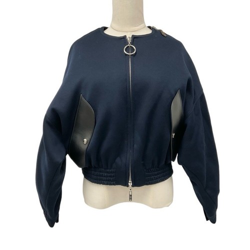 LOUIS VUITTON（LV） Giacca blusa Louis Vuitton Monogram esterna blu navy nera usata TIEE 0