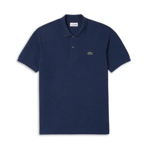 Lacoste Men's Short Sleeve Original Classic Fit Polo L.12.12 Petit Pique Blue - Picture 1 of 5