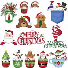 Chrismas Baubles Cupcakes Metal Cutting Dies Scrapbooking Craft Stencil Emboss