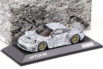 1:43 Spark Porsche 911 (992) GT3 R Testcar Erlkönig Bianco/Nero WAP DEALER - Immagine 1 di 3