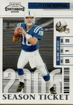 2006 Playoff Contenders #43 Peyton Manning Colts NM-MT ID:41696 ID:41696 - Image 1 of 2