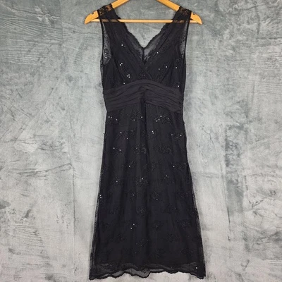 Womens Dress 4 Black Fairy Grunge Whimsigoth Lace Babydoll Y2K Formal Cocktail - Image 1 of 4