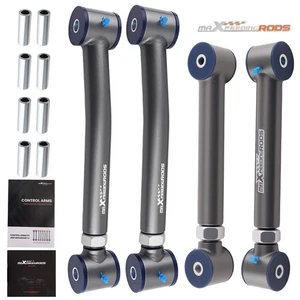 Rear Upper+ Front Lower Adjustable Control Arms Set for 97-06 Jeep Wrangler TJ - Picture 1 of 14