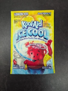 1 Rare Kool Aid Lemon Ice Drink Mix Ice Cool Single Nostalgia Props  - Picture 1 of 14