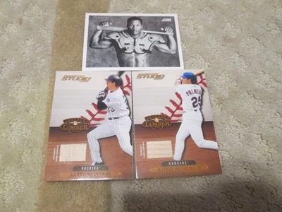 3 cartões de beisebol BO Jackson 1990 jogo de pontuação usado Bat Larry Walker Rockies & Walk - Imagem 1 de 2