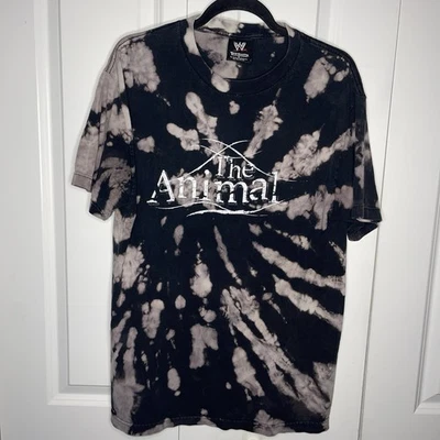 Camiseta De Colección WWE Batista The Animal Grande Lucha Libre 2004 Negro Tye Dye Para Hombres Foto 1 de 4