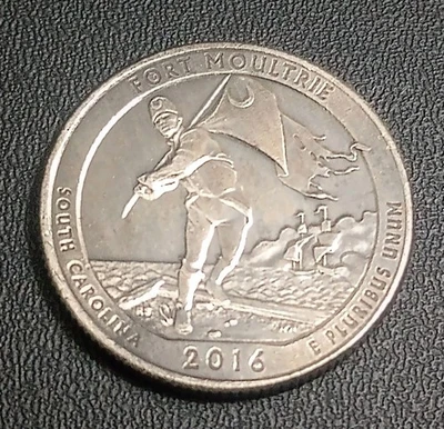 ERROR COIN QUARTER IMPROPERLY ANNEALED BLACK BEAUTY #289  - Image 1 of 4