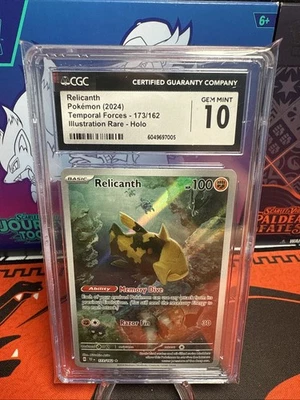 Relicanth 173/162 Sv05: Temporal Forces Holo CGC 10 - Image 1 of 2