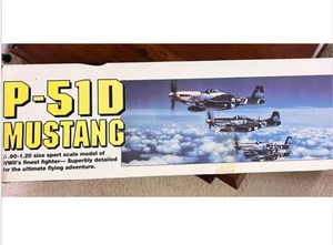 Top Flite .60-1.20 Escala P-51 Mustang, Kit Avión R/C, ¡NUEVO EN CAJA!! - Imagen 1 de 8