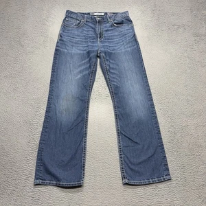 BKE Buckle Tyler Boot Leg Jeans Herren 34R Blau Medium Wash Denim Hose 34x32 - Bild 1 von 7