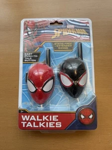 Spiderman Extended Range Walkie Talkies Toy Phones Push to Talk Button,Children - Zdjęcie 1 z 3