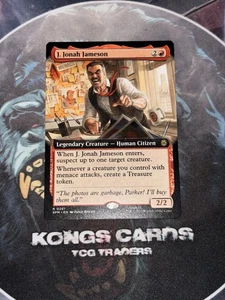 Magic The Gathering J. Jonah Jameson 0261 arte extendido SIN LÁMINA raro  - Imagen 1 de 1