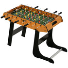 HOMCOM Folding Football Gaming Table Mini Foosball Soccer Table, Family Fun