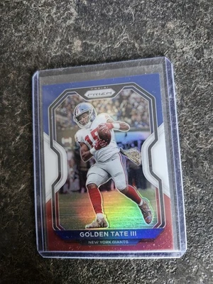 2020 Panini Prizm Red White Blue Golden Tate III Card# 162 - Image 1 of 2
