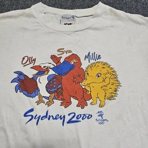 VTG Sydney Australia 2000 Summer Olympics Mascot ACME T Shirt XL Single Stitch - Picture 1 of 14