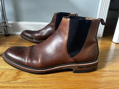 J. Мужские ботинки челси Crew весло в полоску натуральная кожа, размер 12 - Изображение 1 из 4