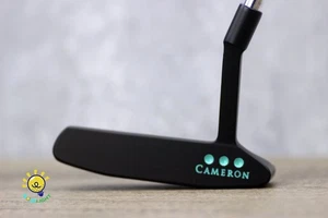 SCOTTY CAMERON  Guarantee  Pro Platinum Newport 2 Mid Slant 34 Teflon Black Fini - Picture 1 of 5