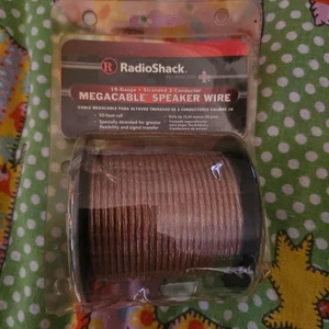 Cavo altoparlante nuovo e sigillato • Radio Shack Megacable 16ga, 50ft. • 2 conduttori - Foto 1 di 1