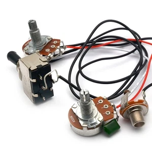 High Quality Wiring Harness 3-Way Toggle Switch For Trem Bridge Silver Metal - Picture 1 of 12